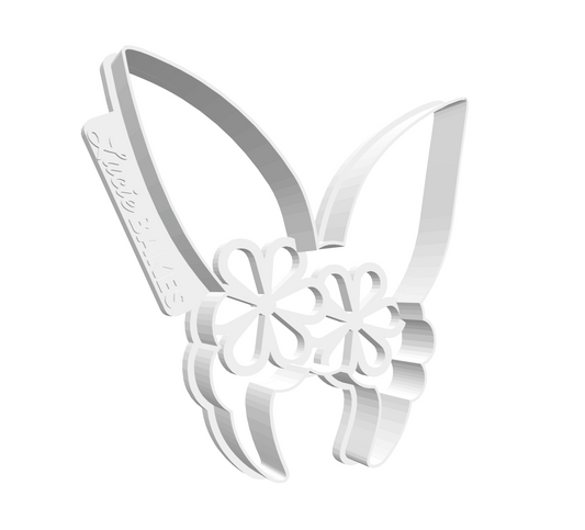 Floral Bunny Ears Headband -- STL FILE