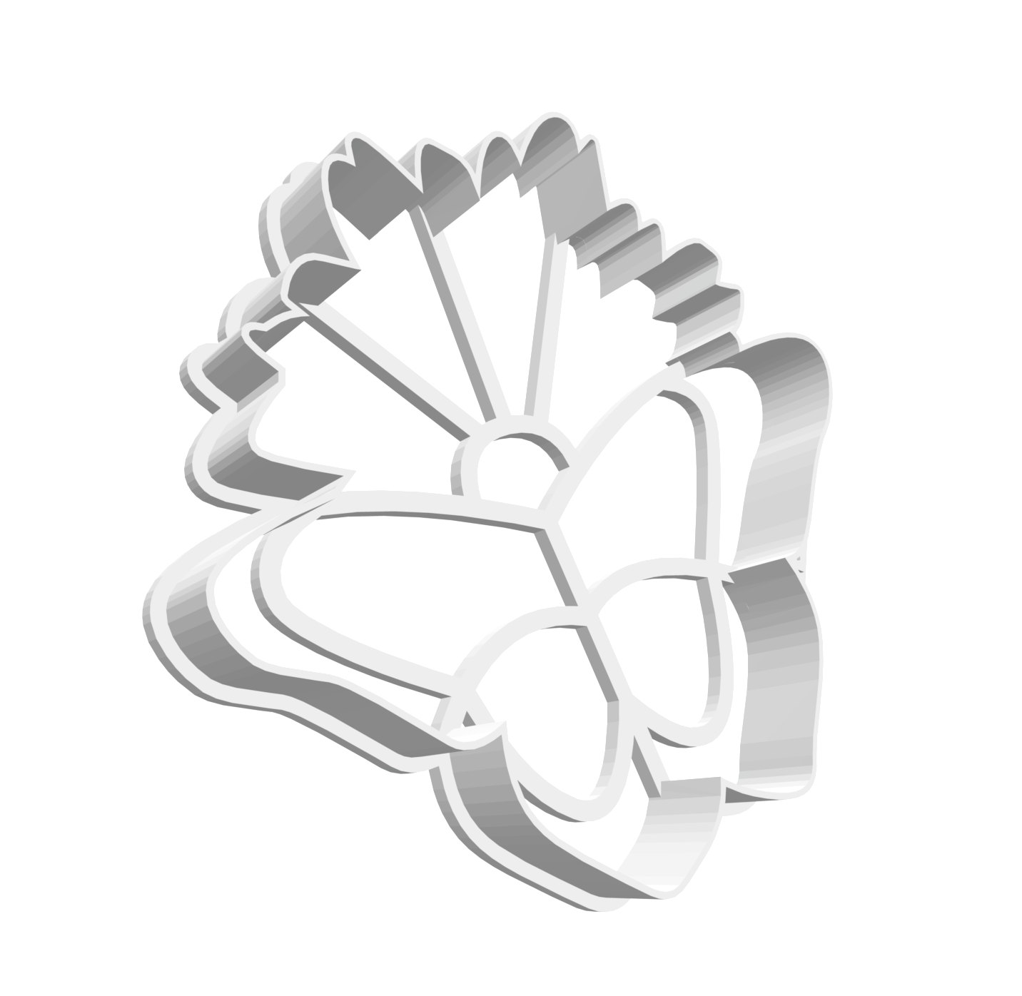 Butterfly on Flower -- STL FILE