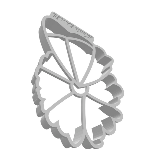Butterfly Profile on Flower -- STL FILE