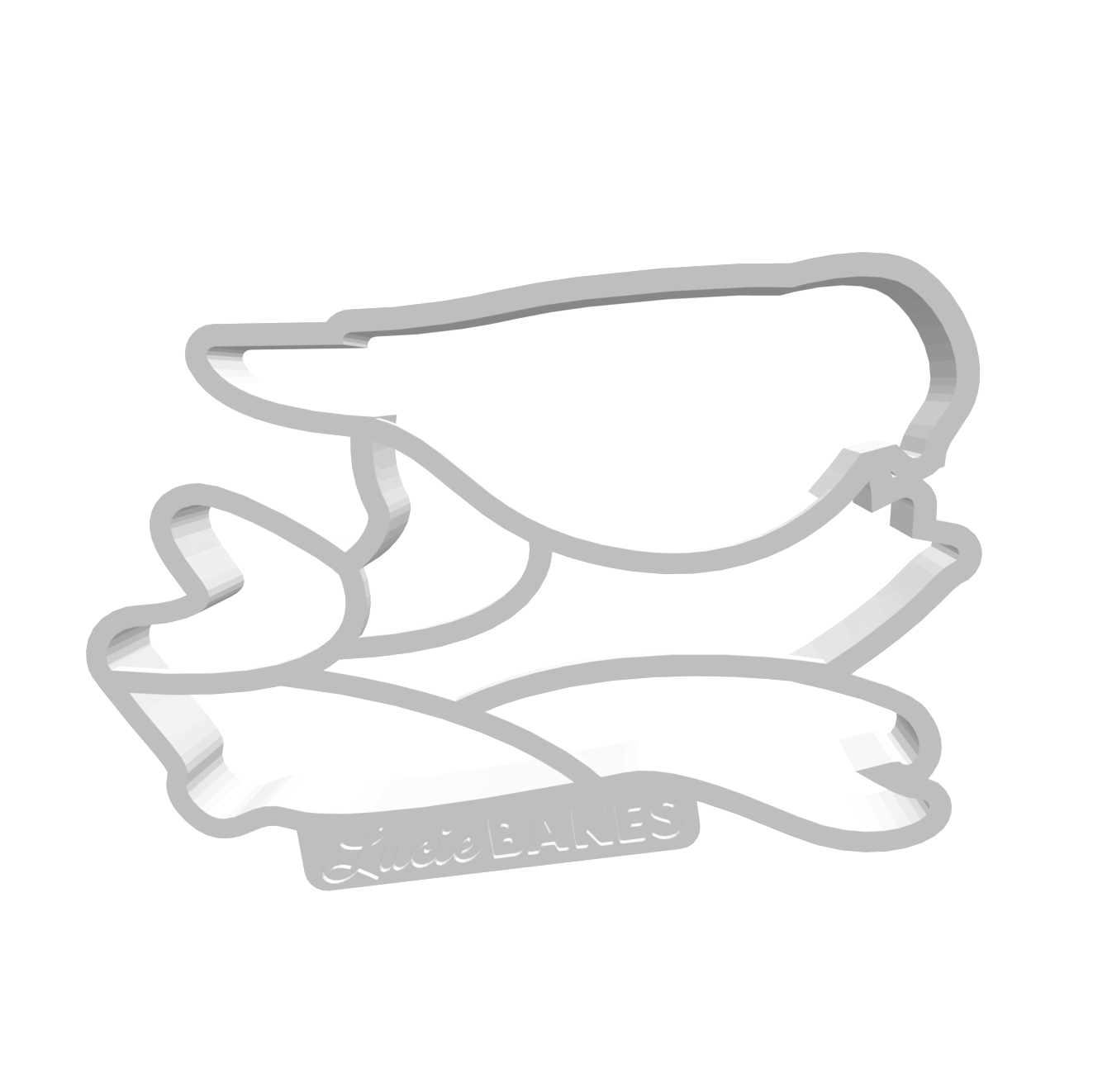Finch on Flower -- STL FILE