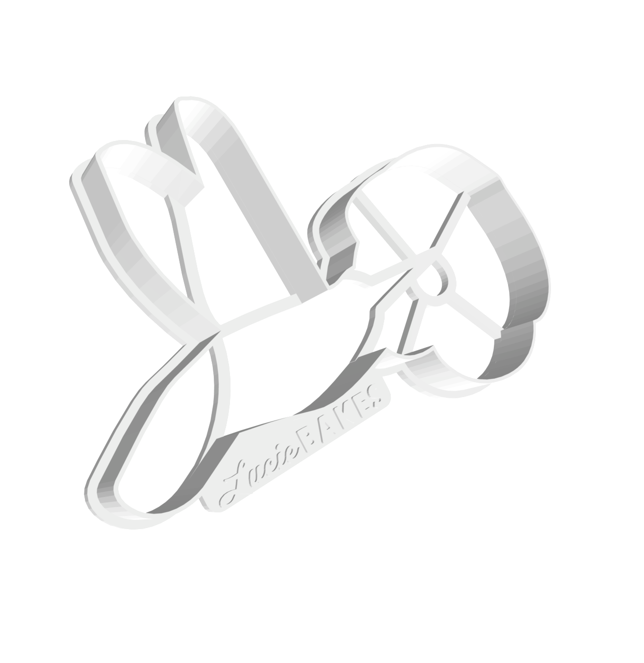 Hummingbird with Flower -- STL FILE