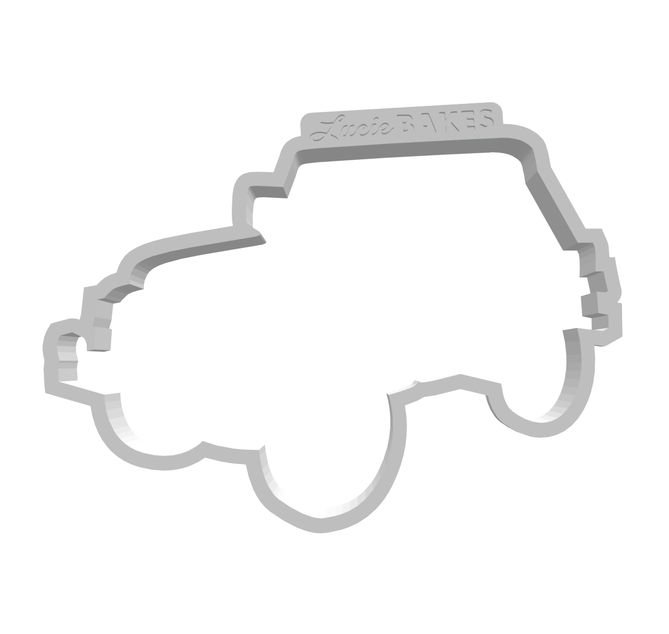 Jeep CJ5 Cutter -- STL FILE