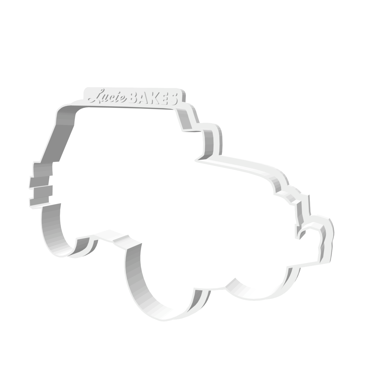 Jeep CJ5 Cutter -- STL FILE