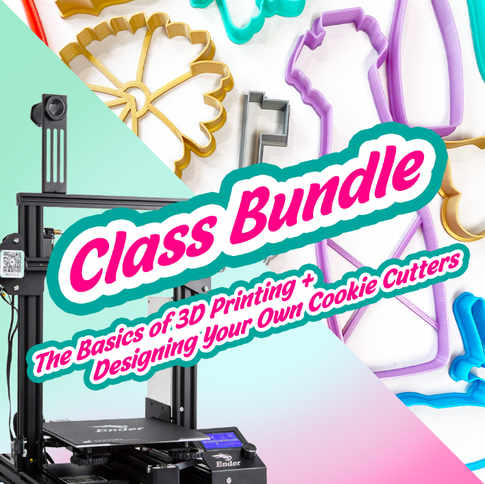 CLASS RECORDING BUNDLE: 3D Printing + Designing Custom Cutters