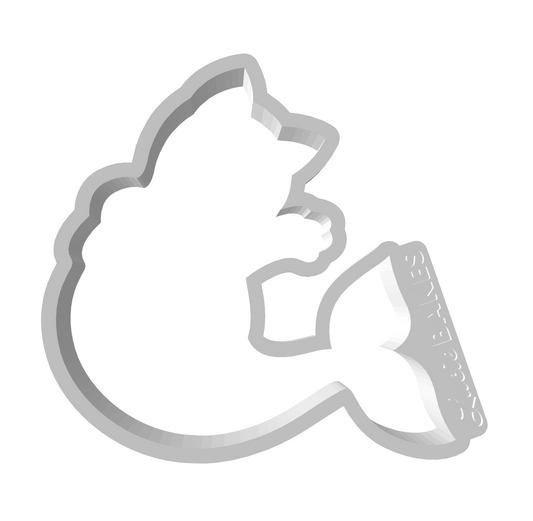 Little Meowmaid (Coral) -- STL FILE