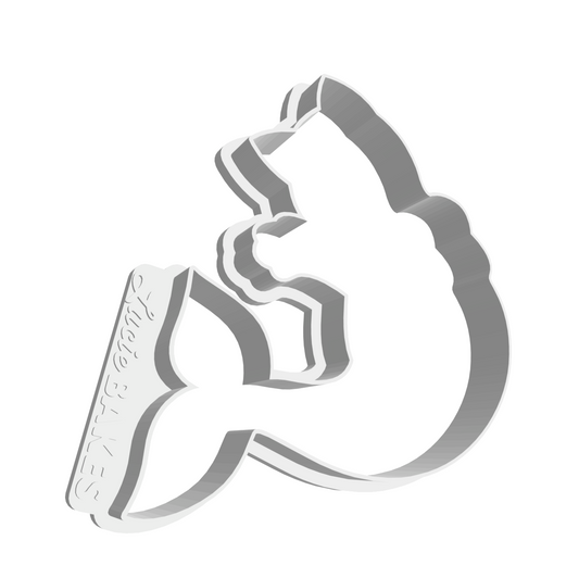 Little Meowmaid (Coral) -- STL FILE