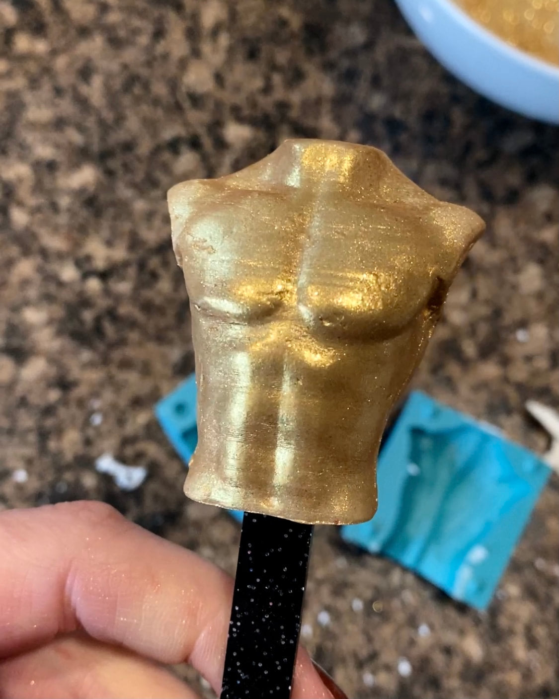 LARGE Male Bust Form Mold -- STL FILE