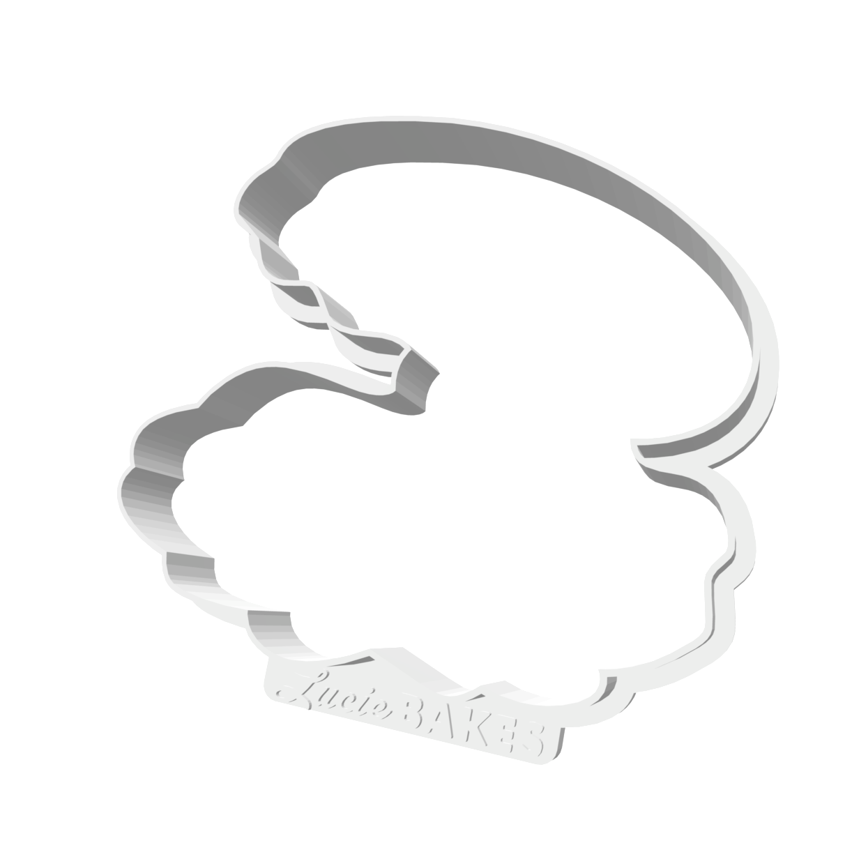 Oyster Seashell - STL FILE