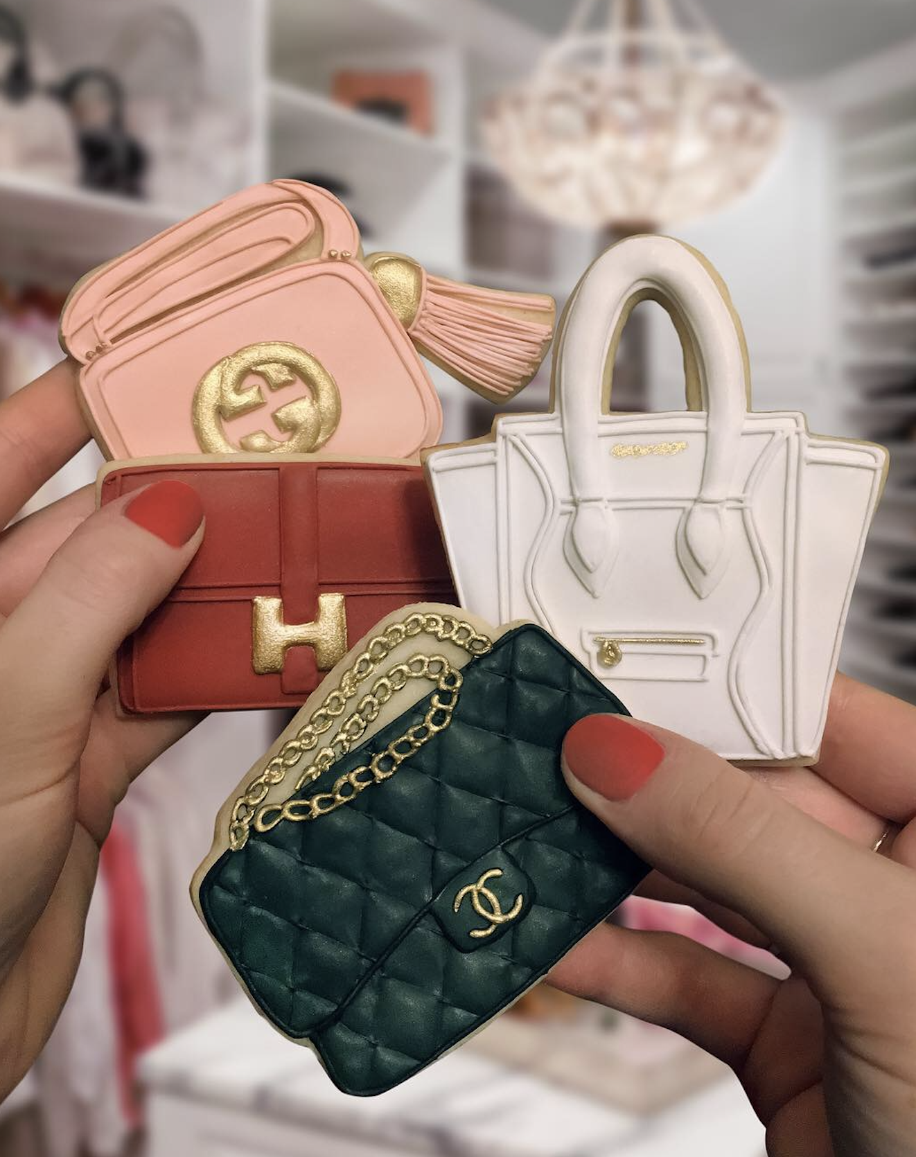 Designer Handbag Cookies -- Digital Template & Workbook