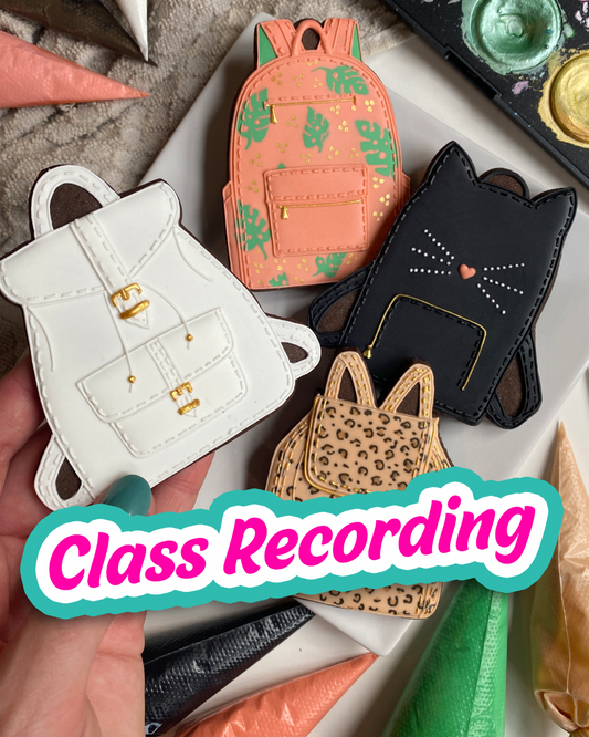 Backpacks -- CLASS RECORDING