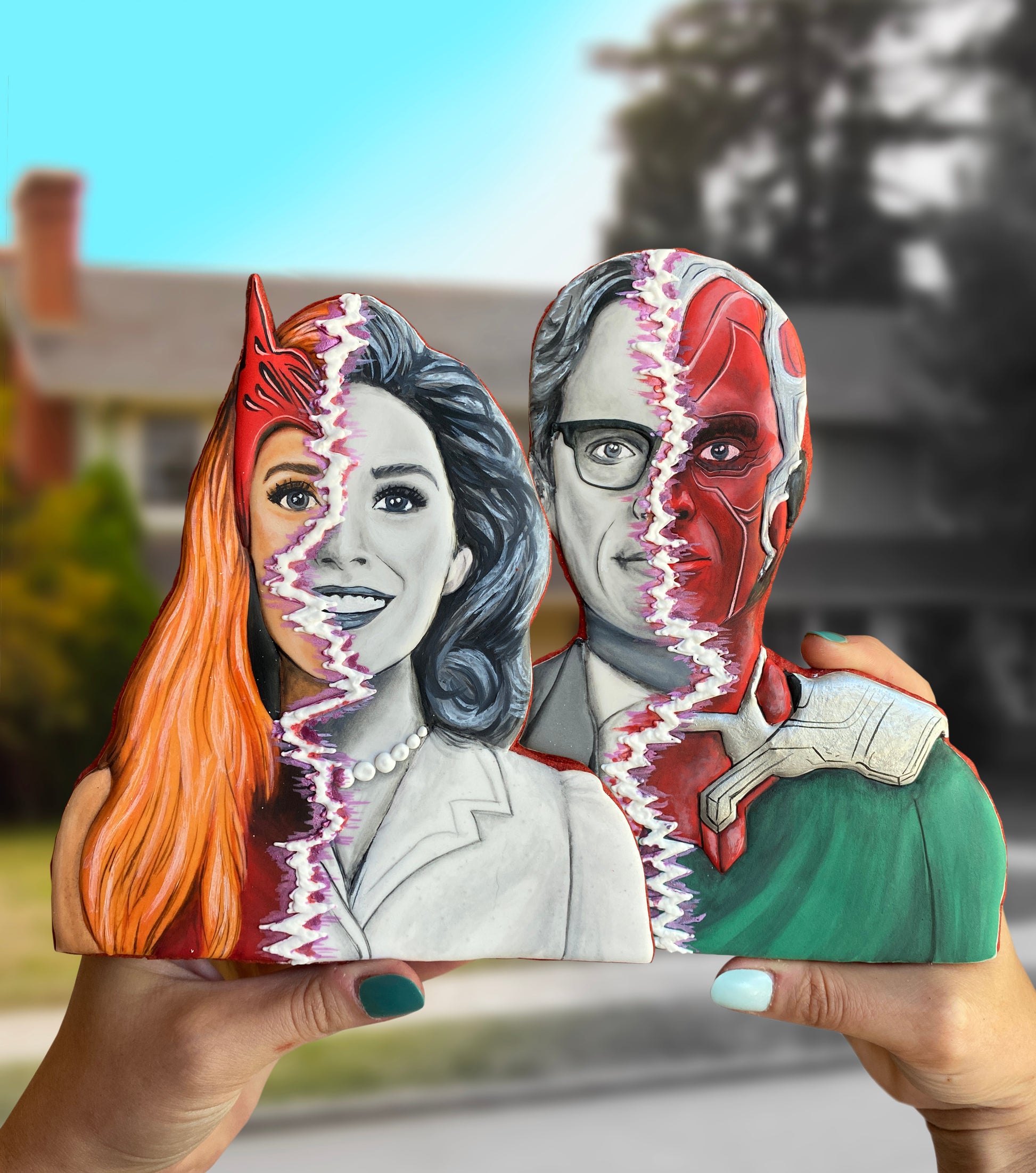 WandaVision Cookie Portraits -- CLASS RECORDING