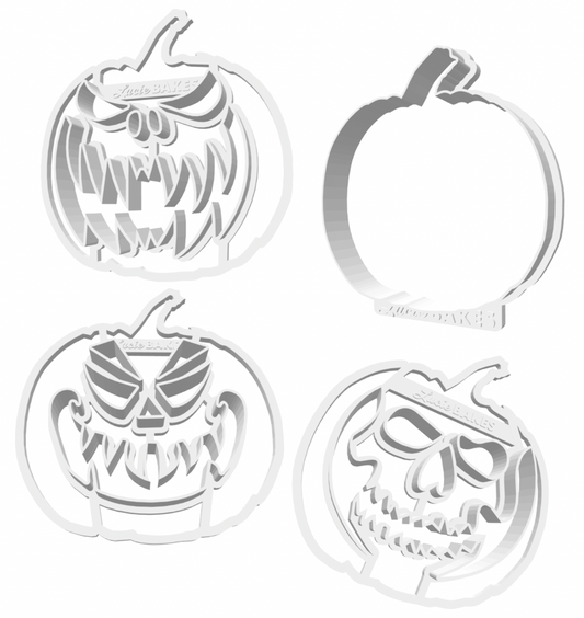 Jack-O-Lantern Set -- STL FILE