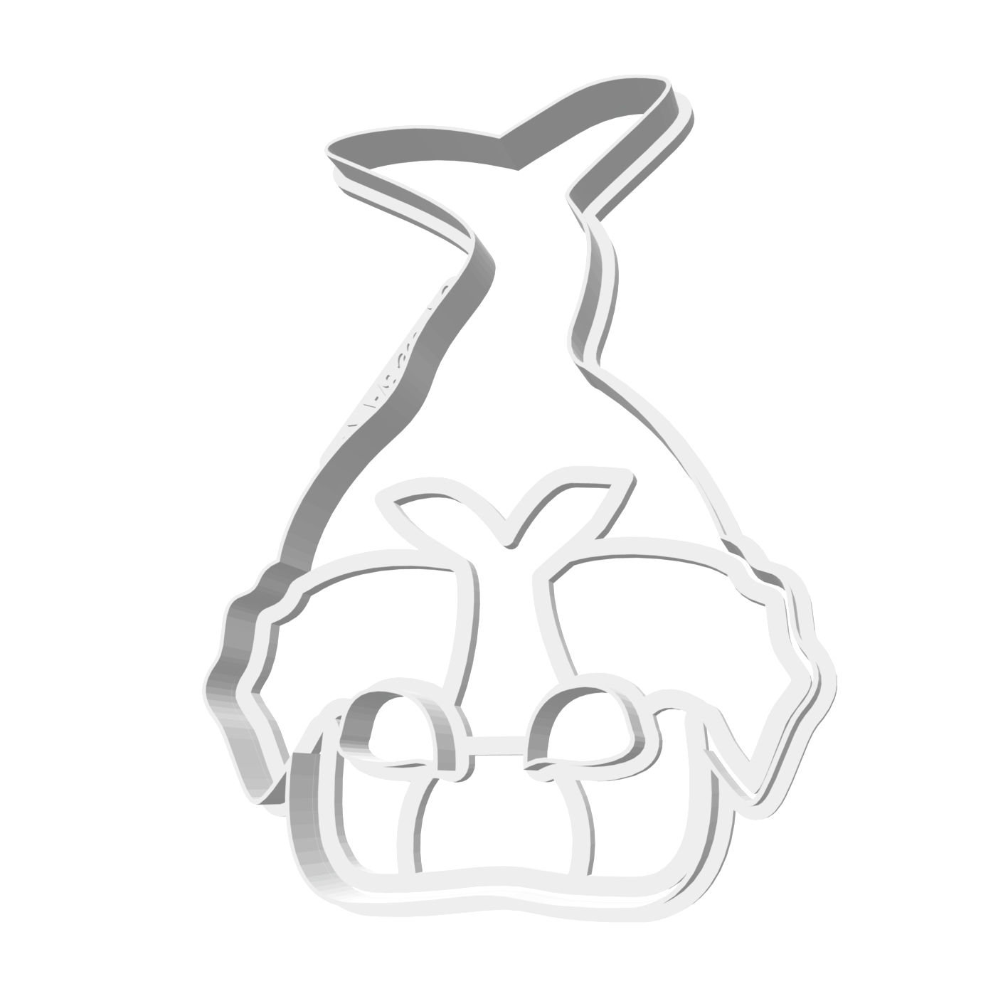 Mermaid Mask LARGE -- STL FILE