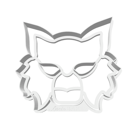 Raccoon/Werewolf Mask LARGE -- STL FILE