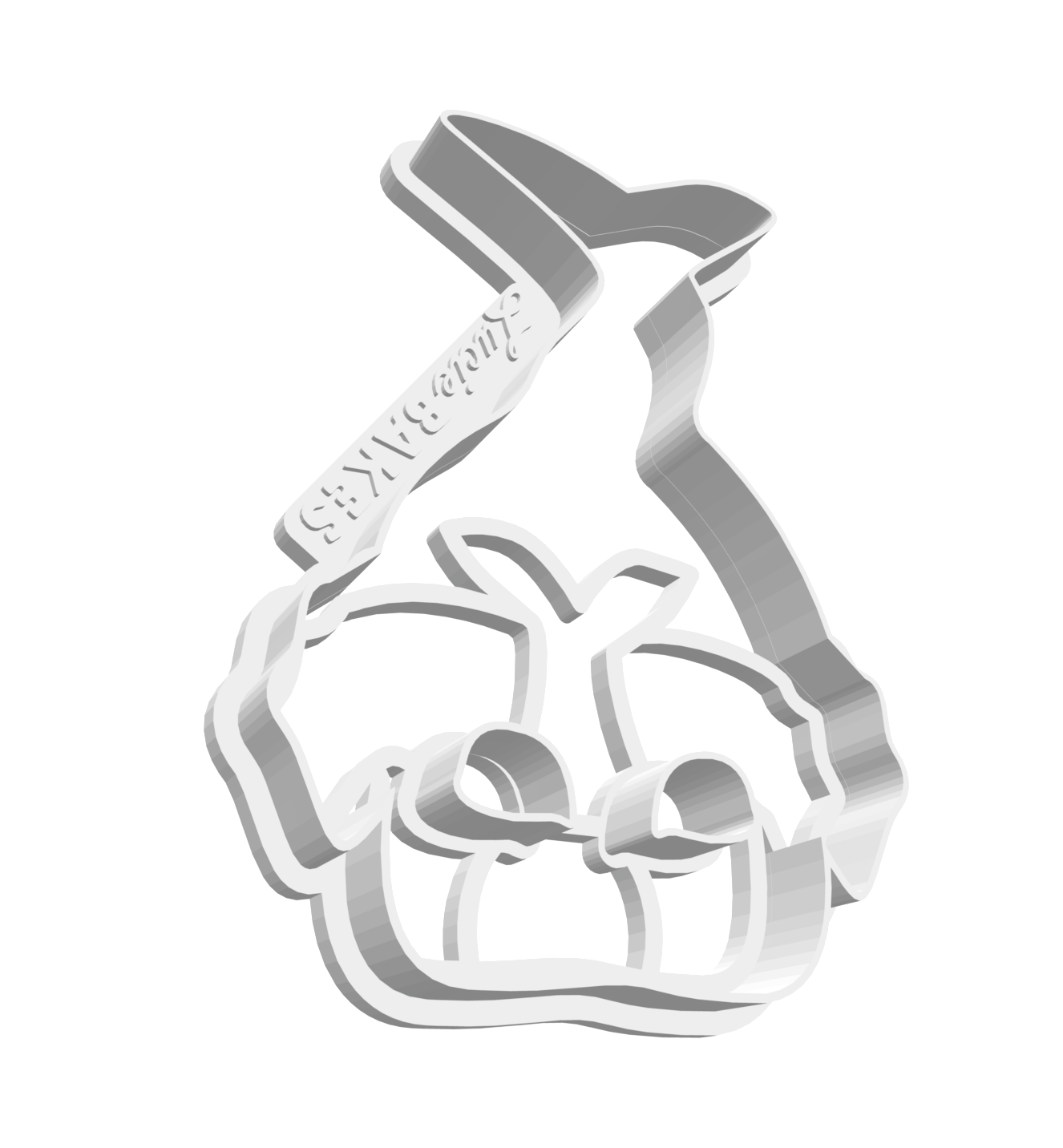 Mermaid Mask SMALL -- STL FILE