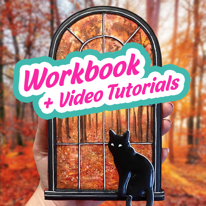 Autumn Window -- Digital Template & Tutorial