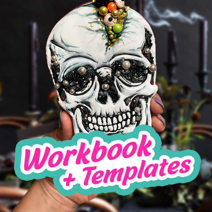 Spooky Skull -- Digital Template & Workbook