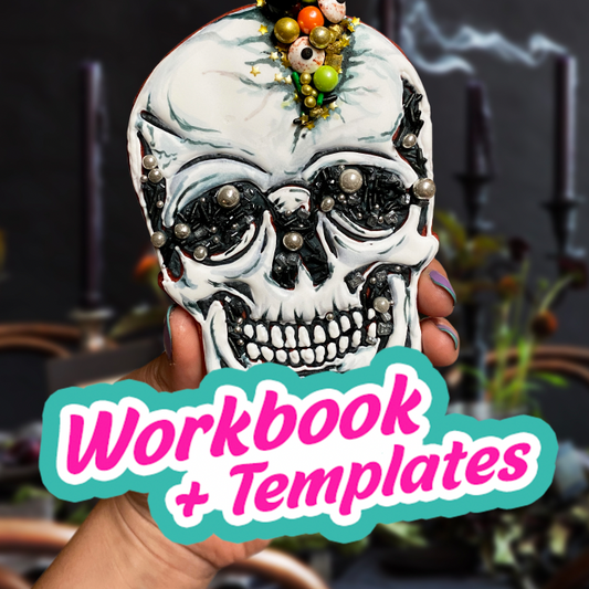 Spooky Skull -- Digital Template & Workbook