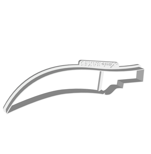Sickle Blade Cookie Cutter -- STL FILE