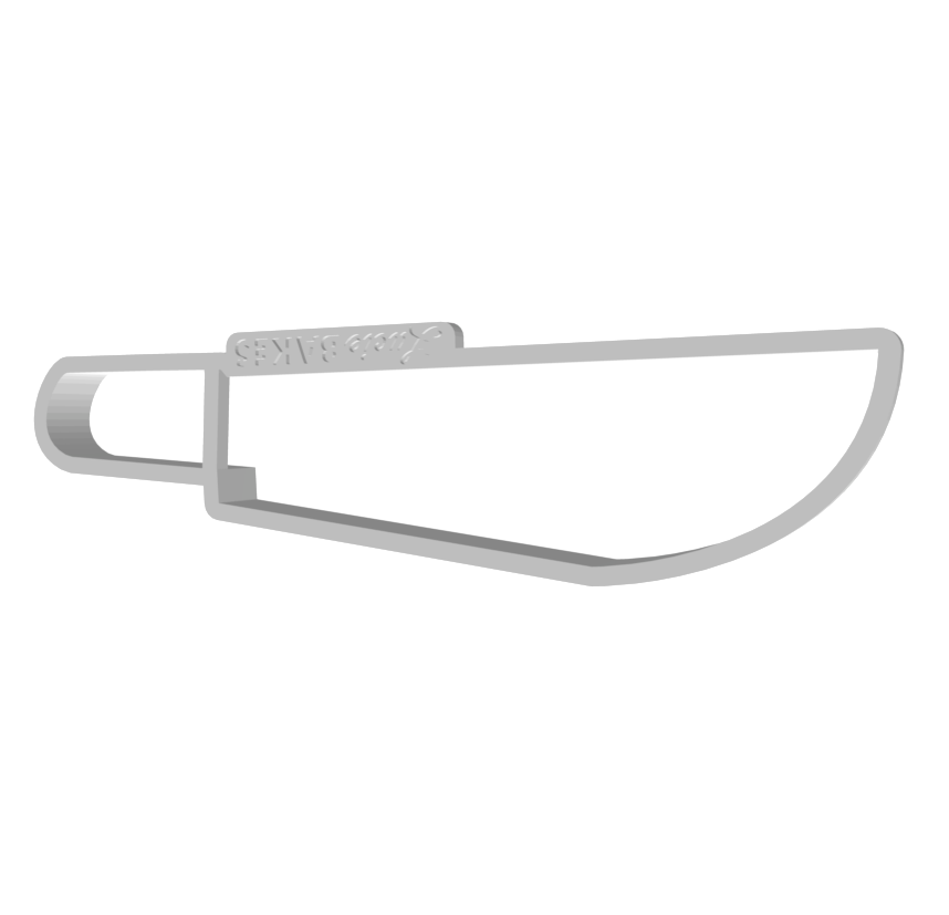 Machete Cookie Cutter -- STL FILE