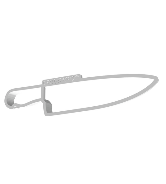 Chef's Knife Cookie Cutter -- STL FILE