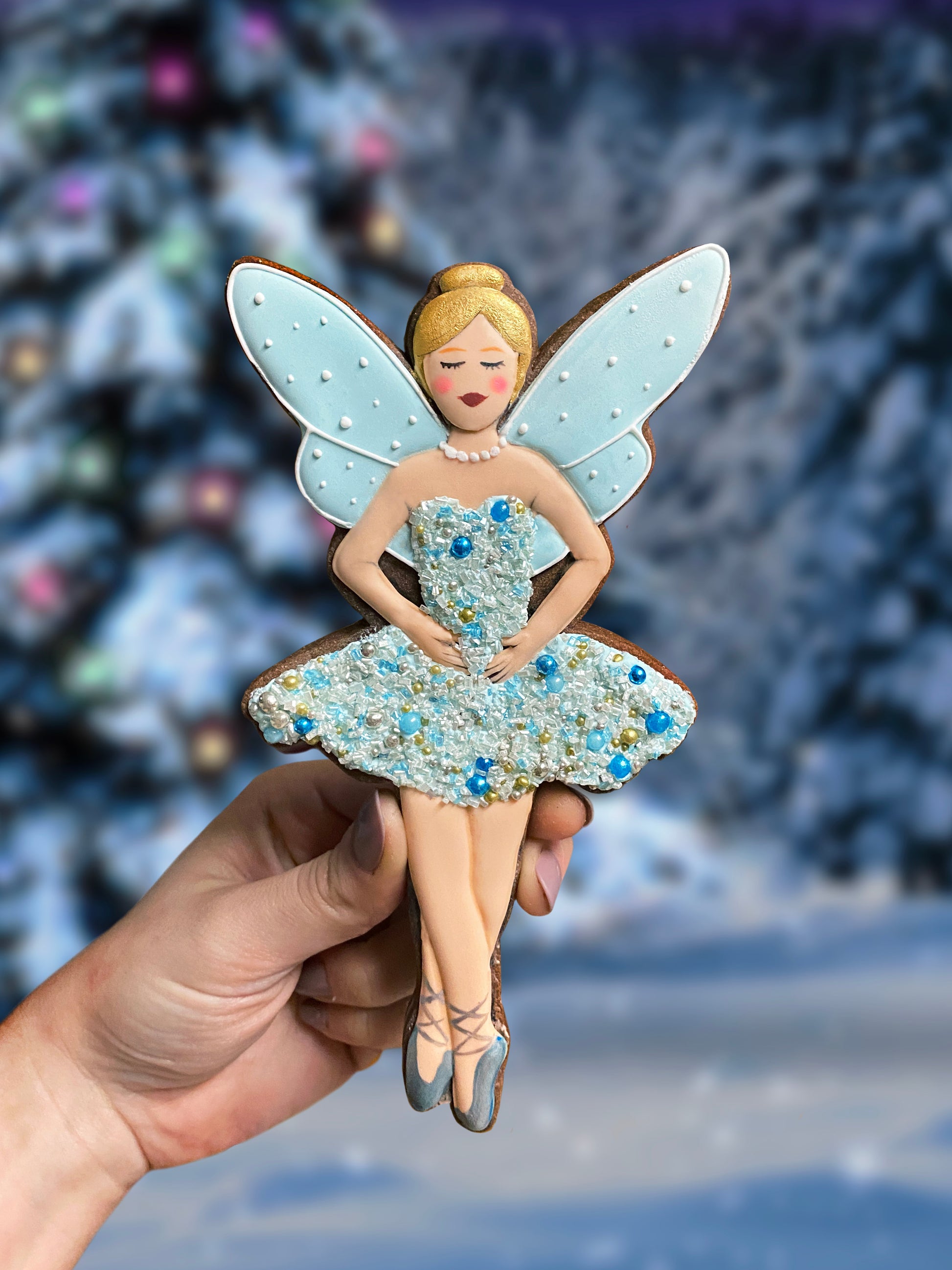 The Sugarplum Fairy Cutter & Stamp