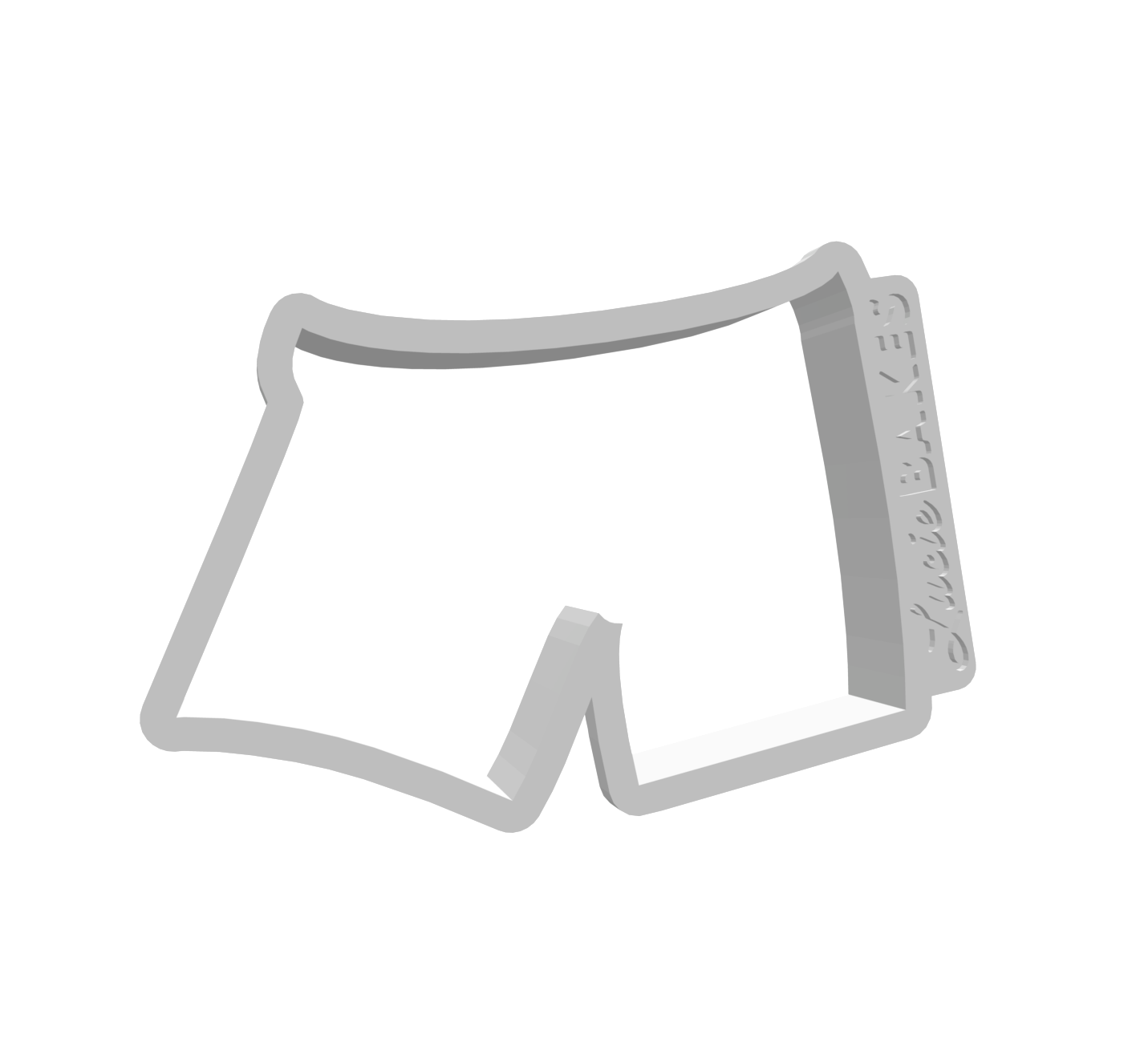 Men's Mini Shorts -- STL FILE