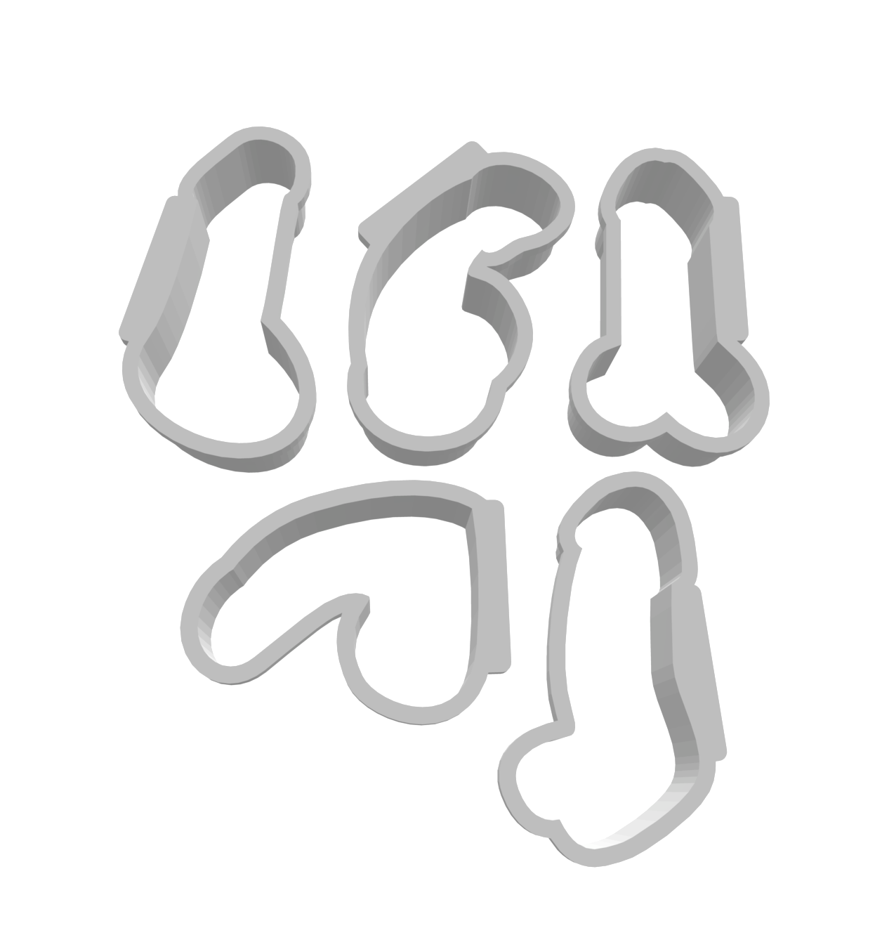 Bag of D!cks -- STL FILES