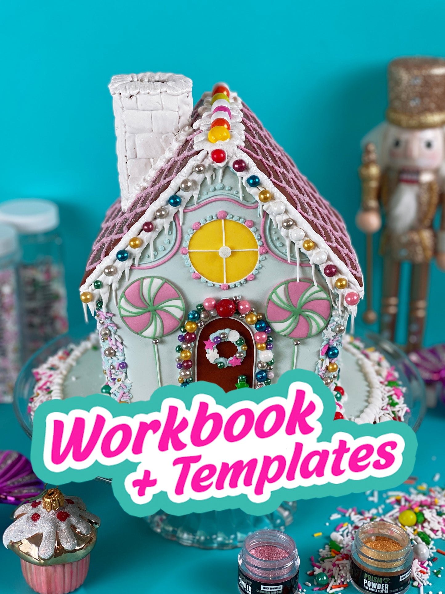 Classic Gingerbread House - Digital Template & Tutorial