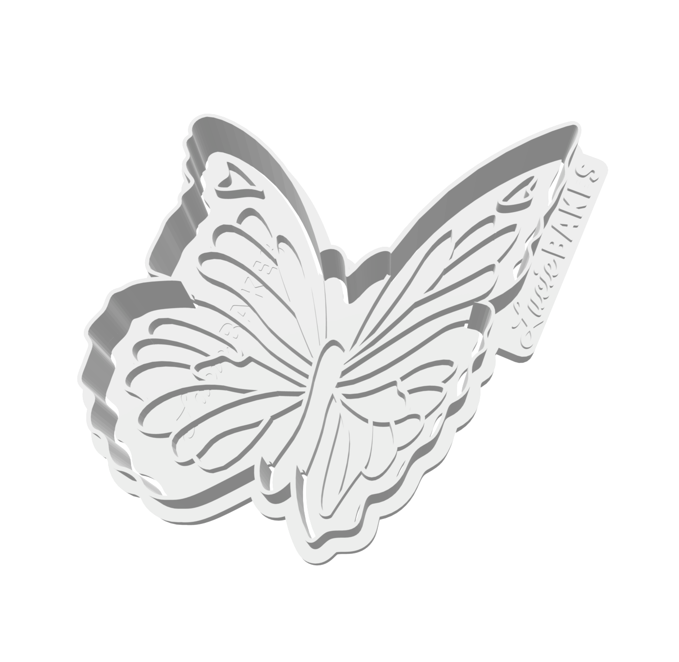 Annabella Butterfly Cutter & Stamp -- STL FILE