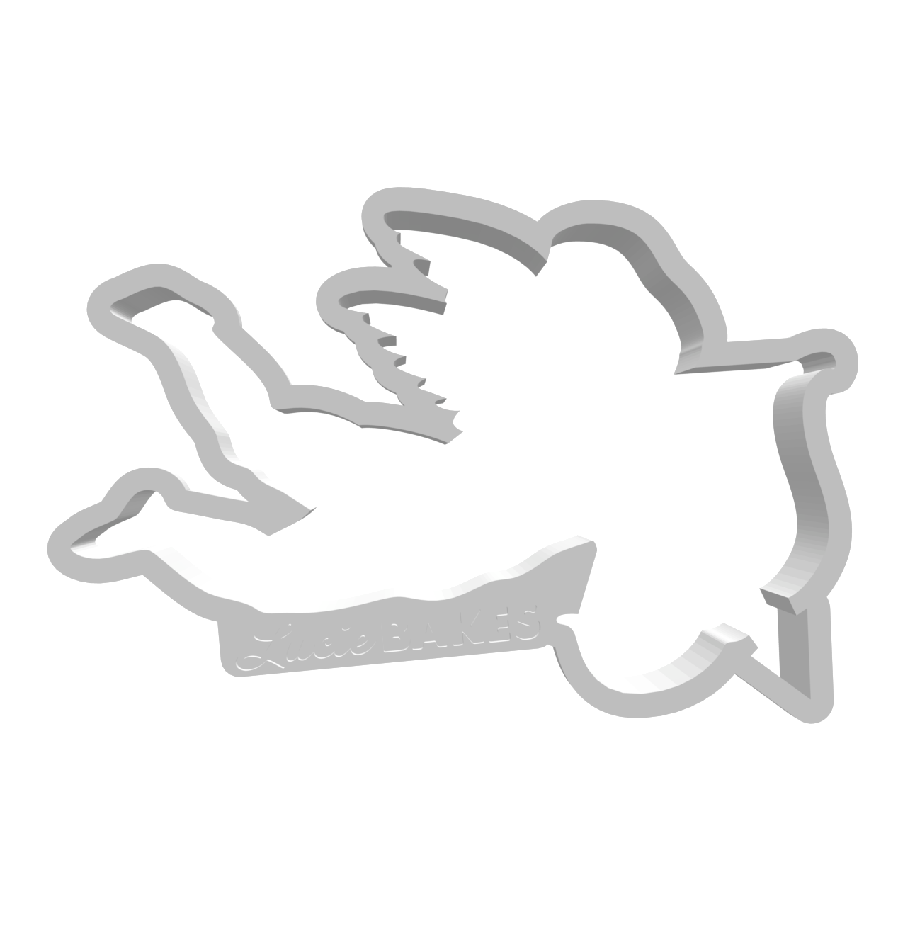 Cupid with Bow & Arrow Cutter -- STL FILE