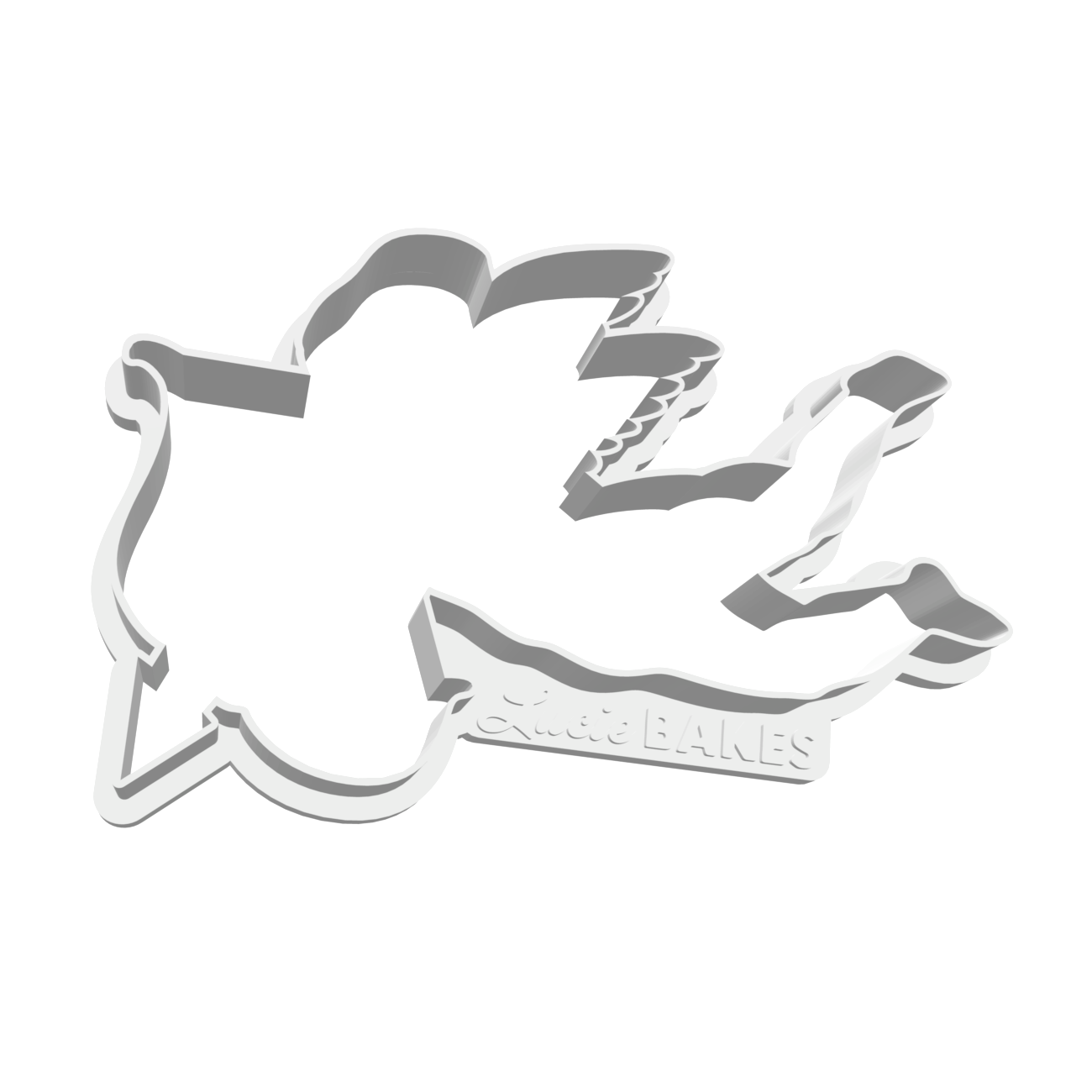 Cupid with Bow & Arrow Cutter -- STL FILE