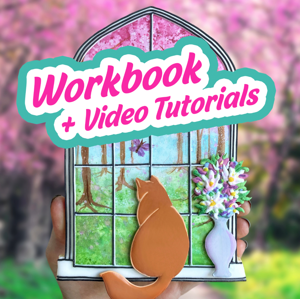 Spring Window -- Digital Template & Tutorial