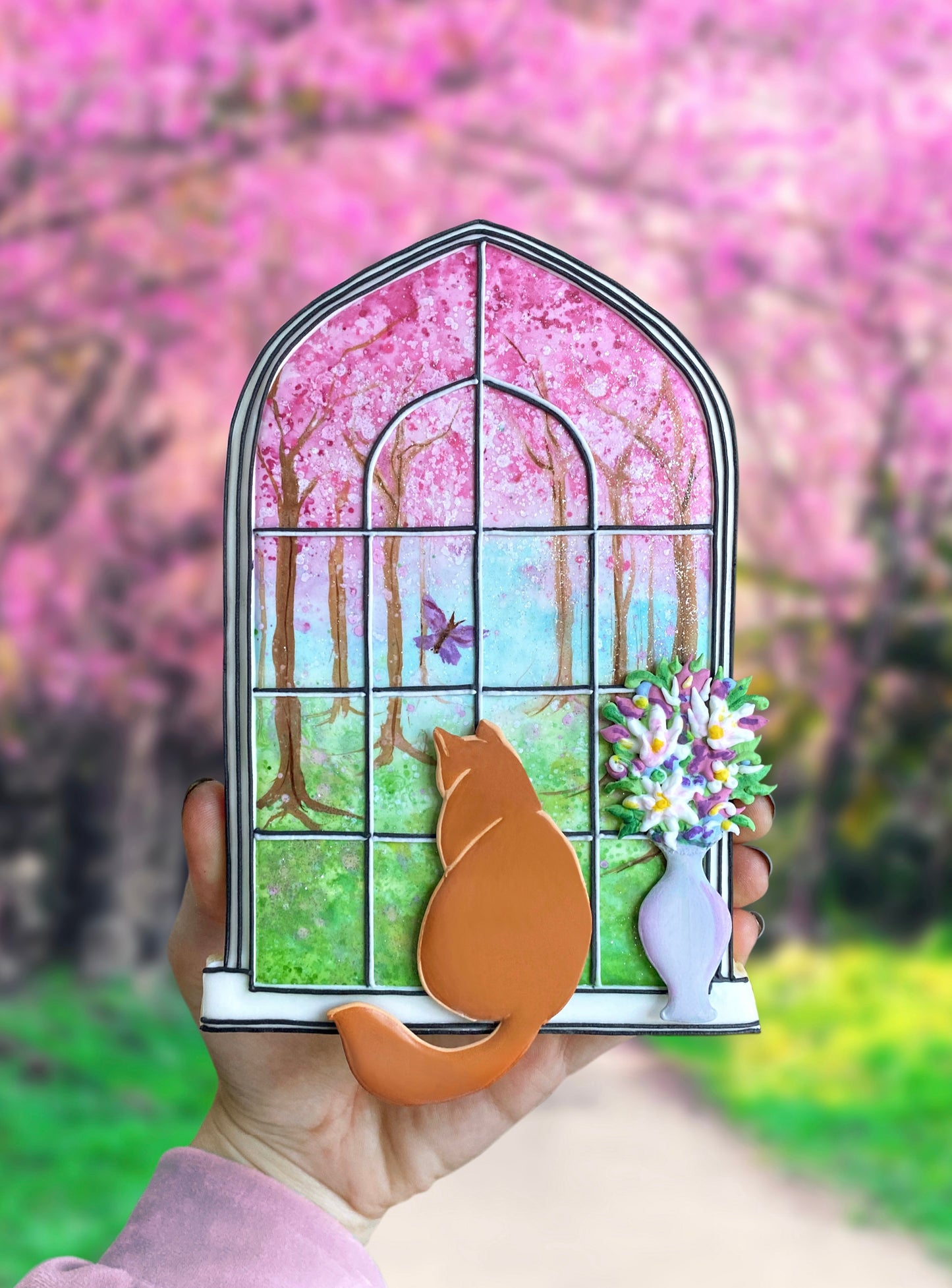 Spring Window -- Digital Template & Tutorial