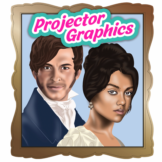 Kate Sharma & Anthony Bridgerton - Projector Graphics