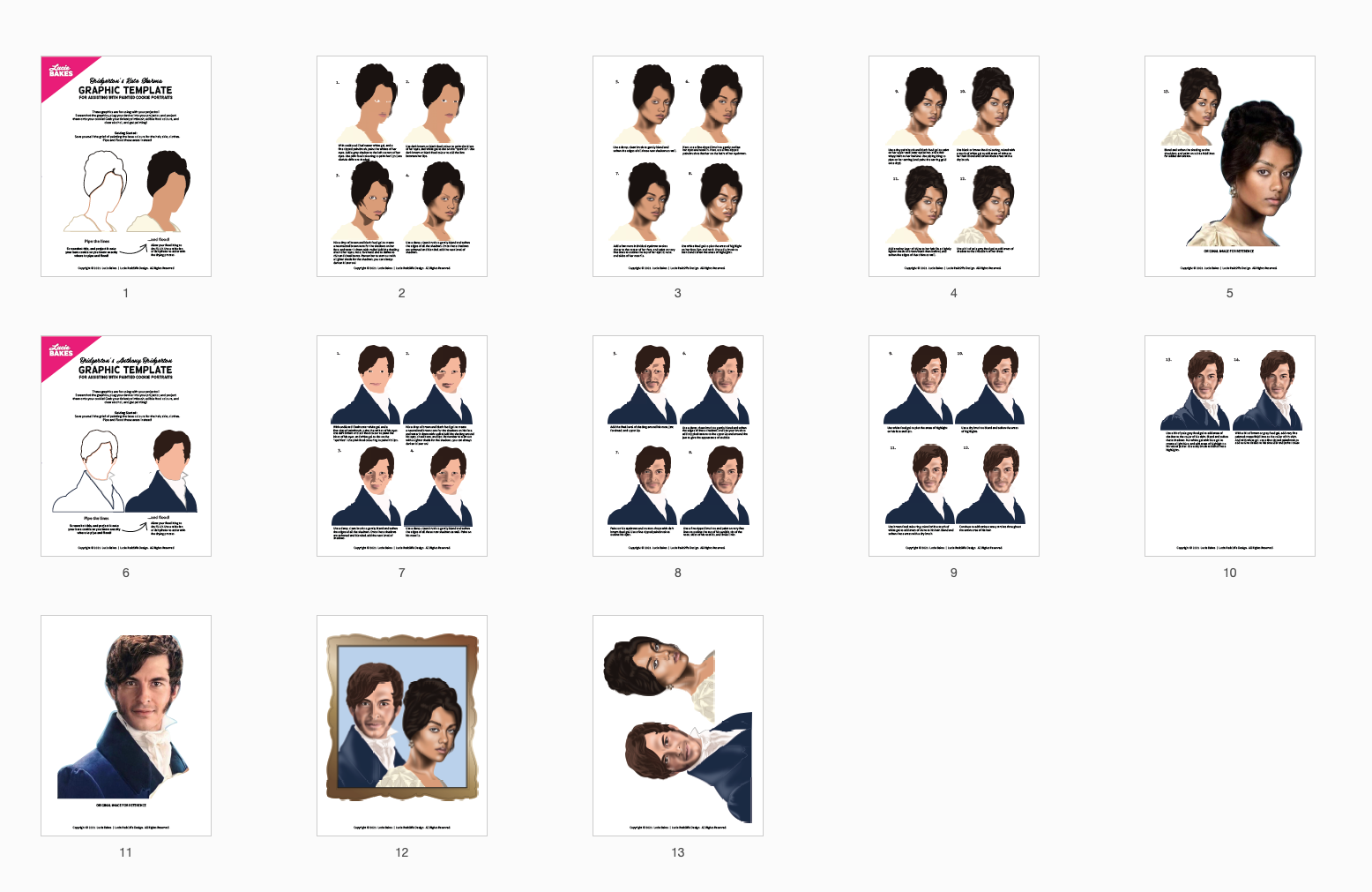 Kate Sharma & Anthony Bridgerton - Projector Graphics