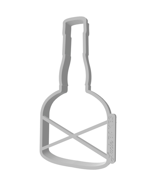 Large Cognac Bottle Cutter -- STL FILE