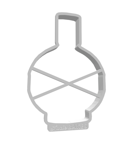 Large Liqueur Bottle Cutter -- STL FILE
