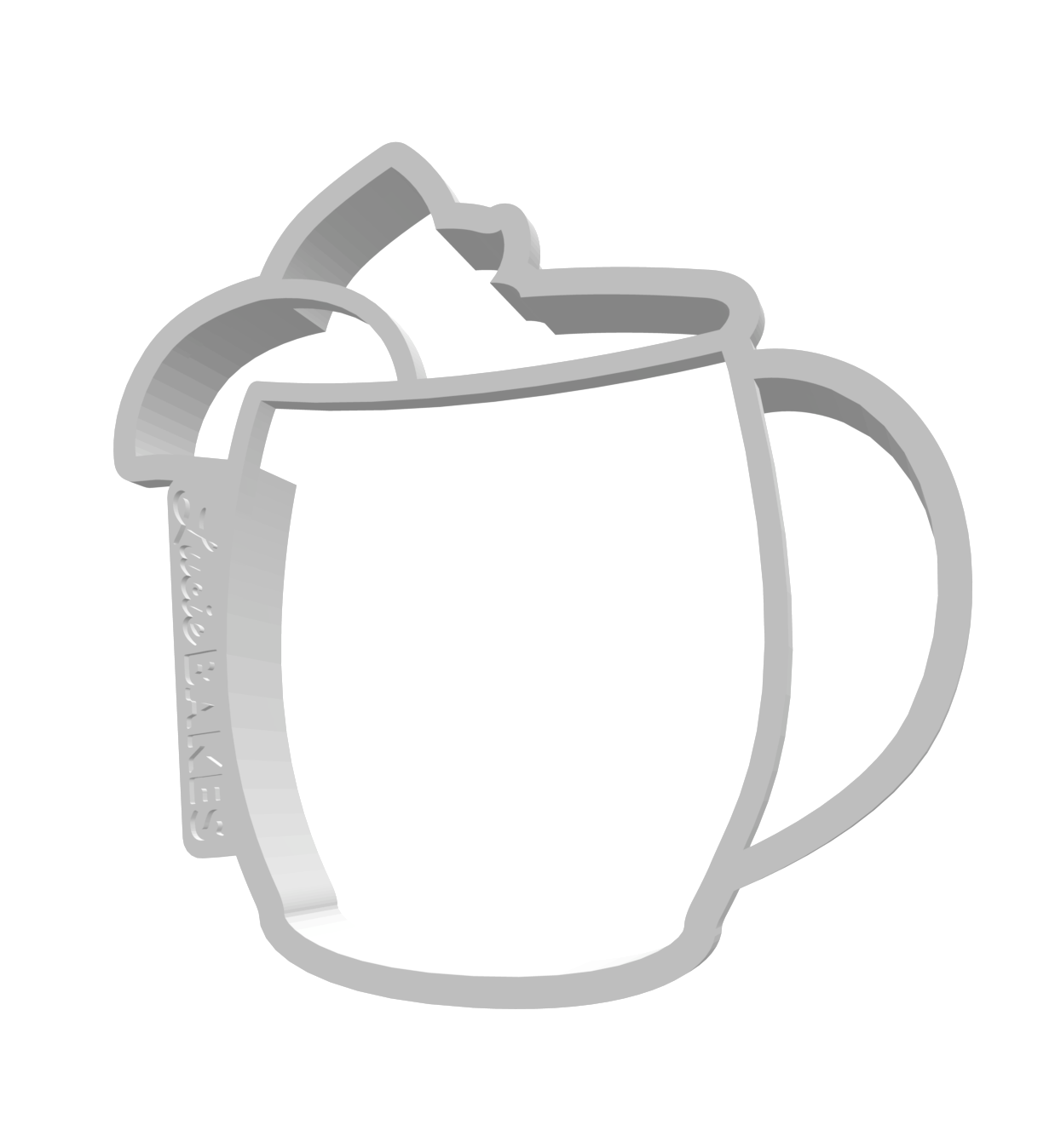 Large Mule Mug Cutter -- STL FILE
