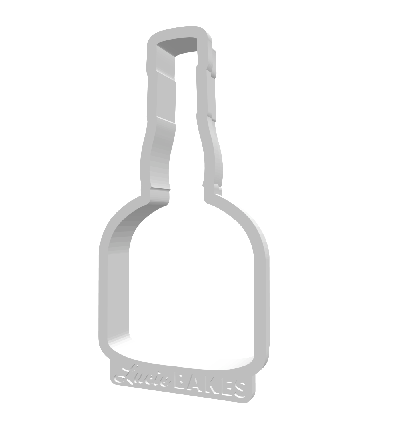 Small Cognac Bottle Cutter -- STL FILE