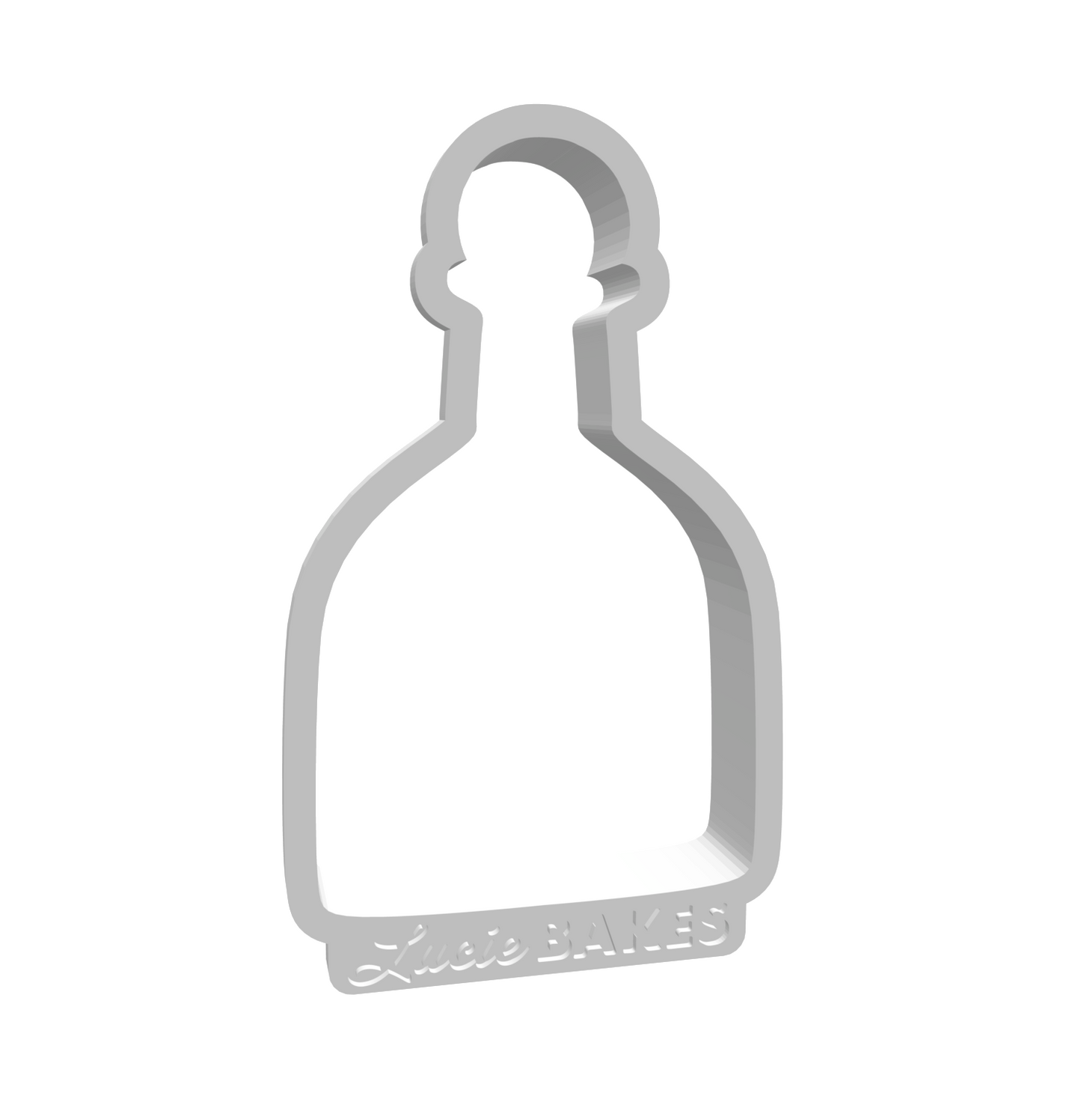 Small Tequila Bottle Cutter -- STL FILE