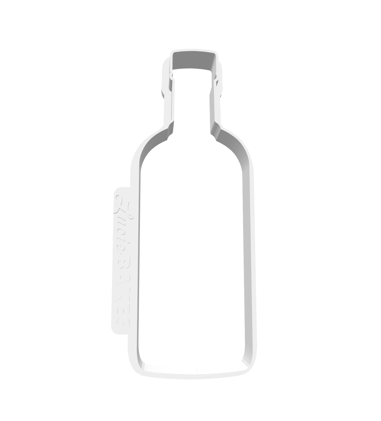 Small Vodka Bottle Cutter -- STL FILE