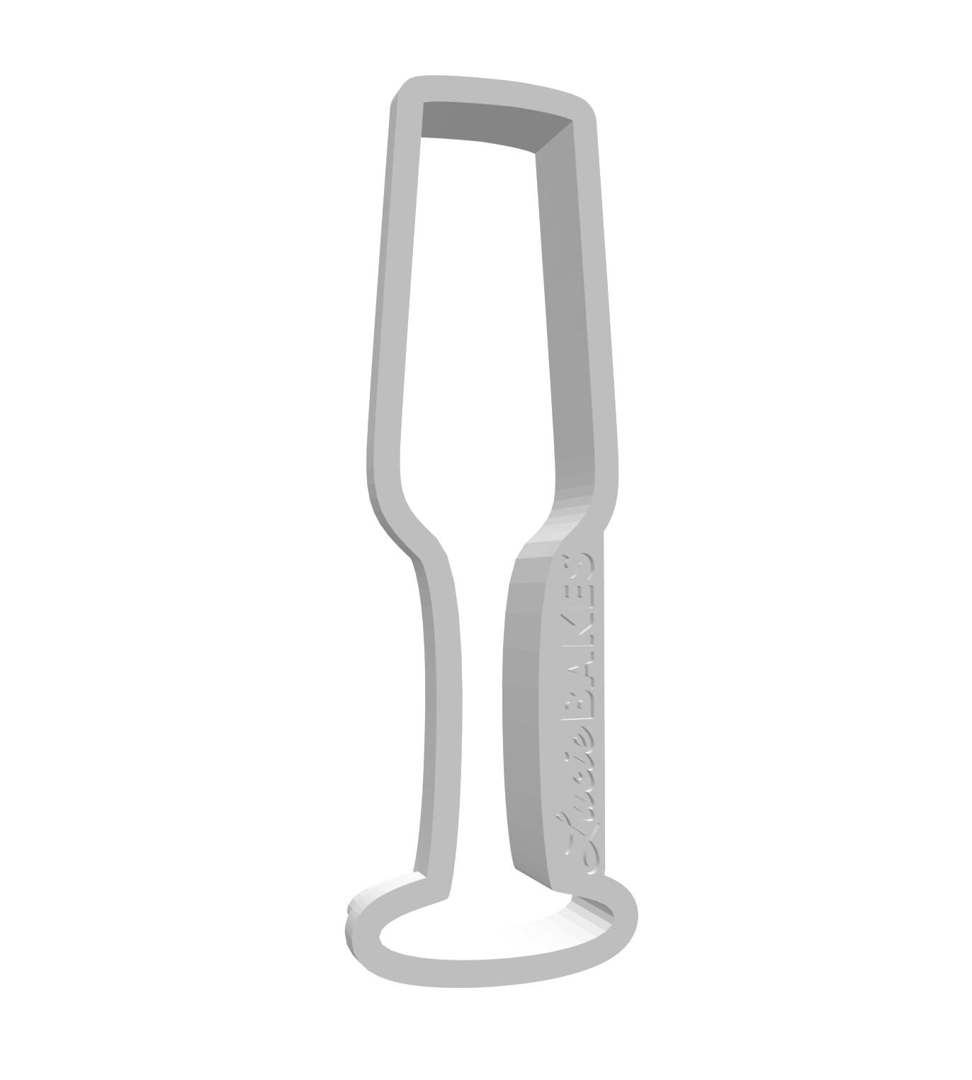 Small Champagne Flute Cutter -- STL FILE