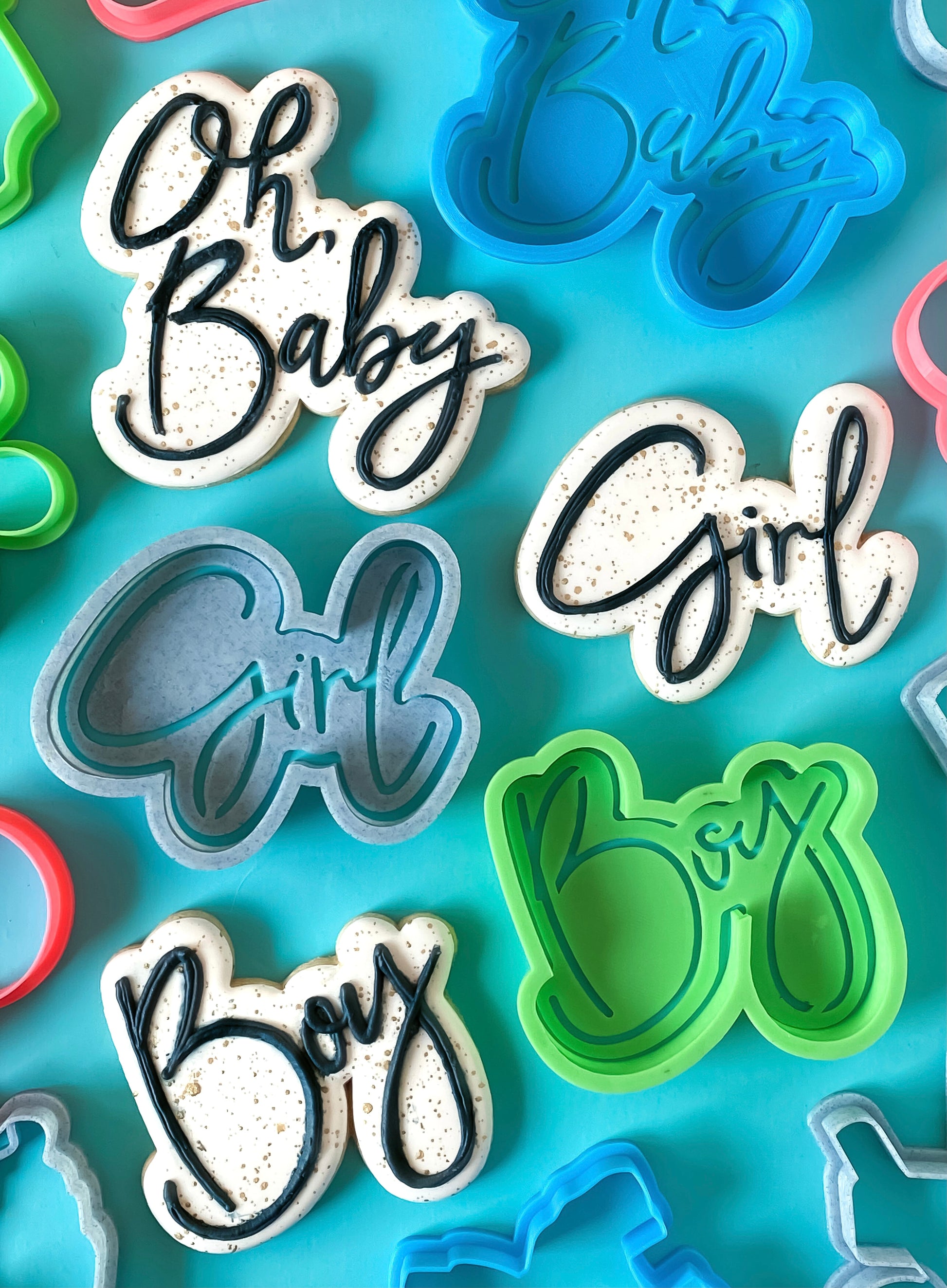 Baby Plaque Cutters & Stencils