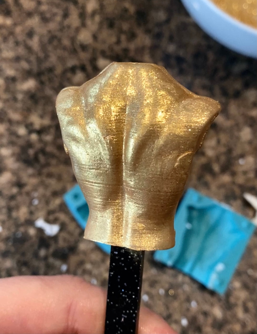 SMALL Male Bust Form Mold -- STL FILE