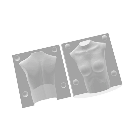 LARGE Dress Form Mold -- STL FILE