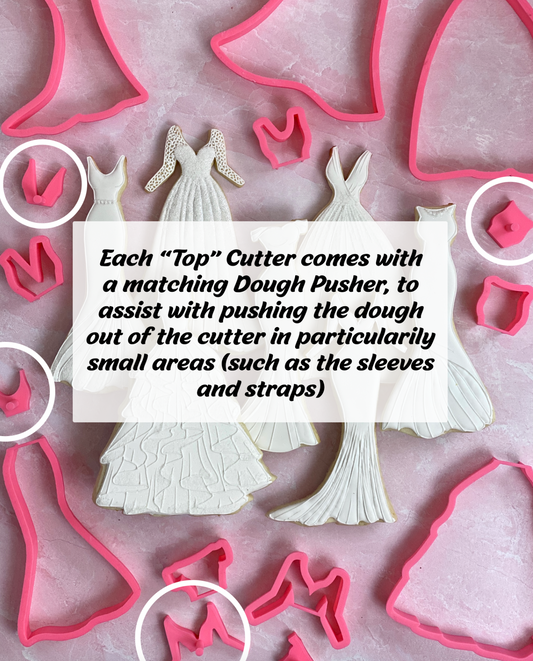 Mix N' Match Bridal Gown Cookie Cutters
