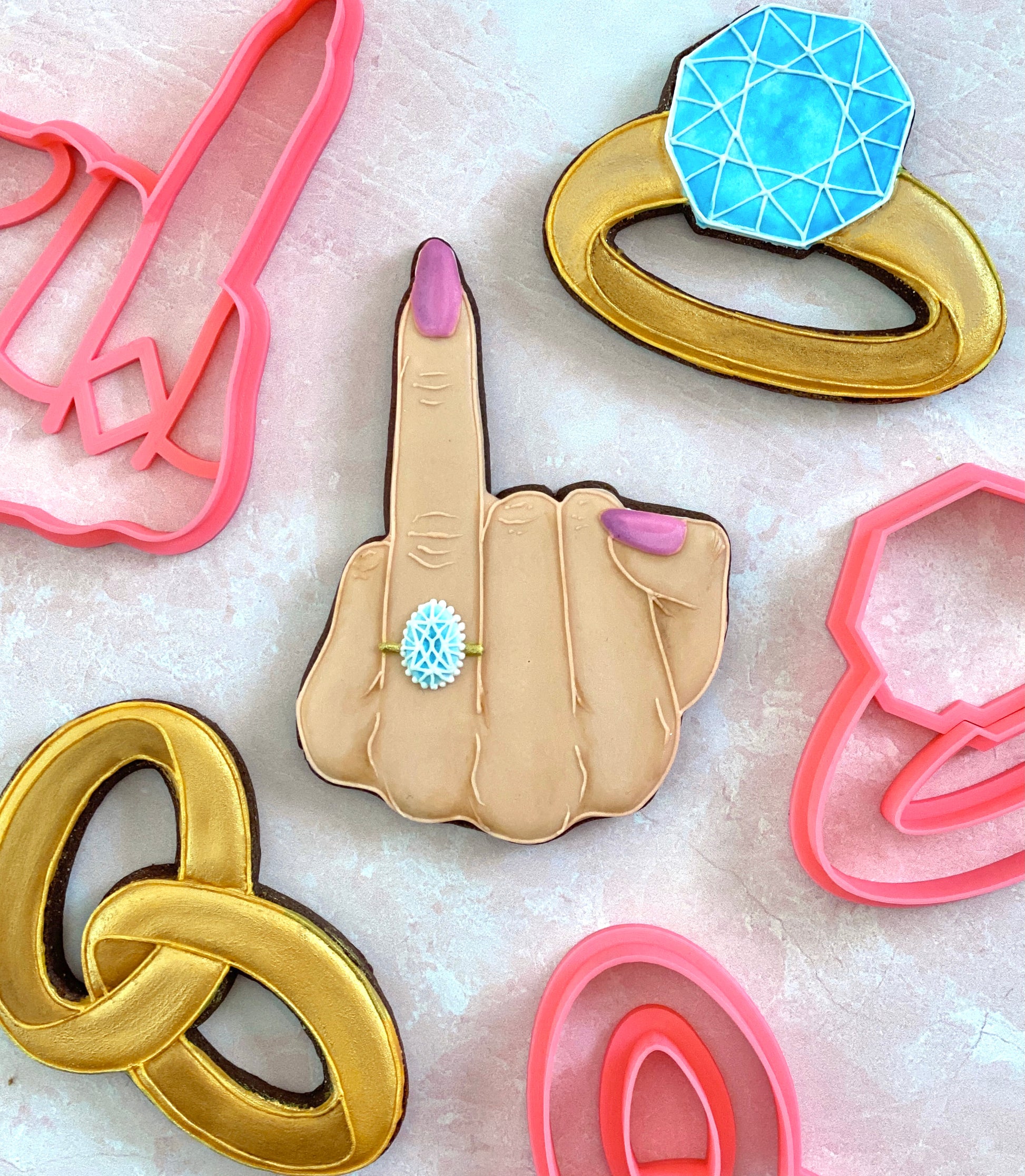 Wedding Ring Cookie Cutters