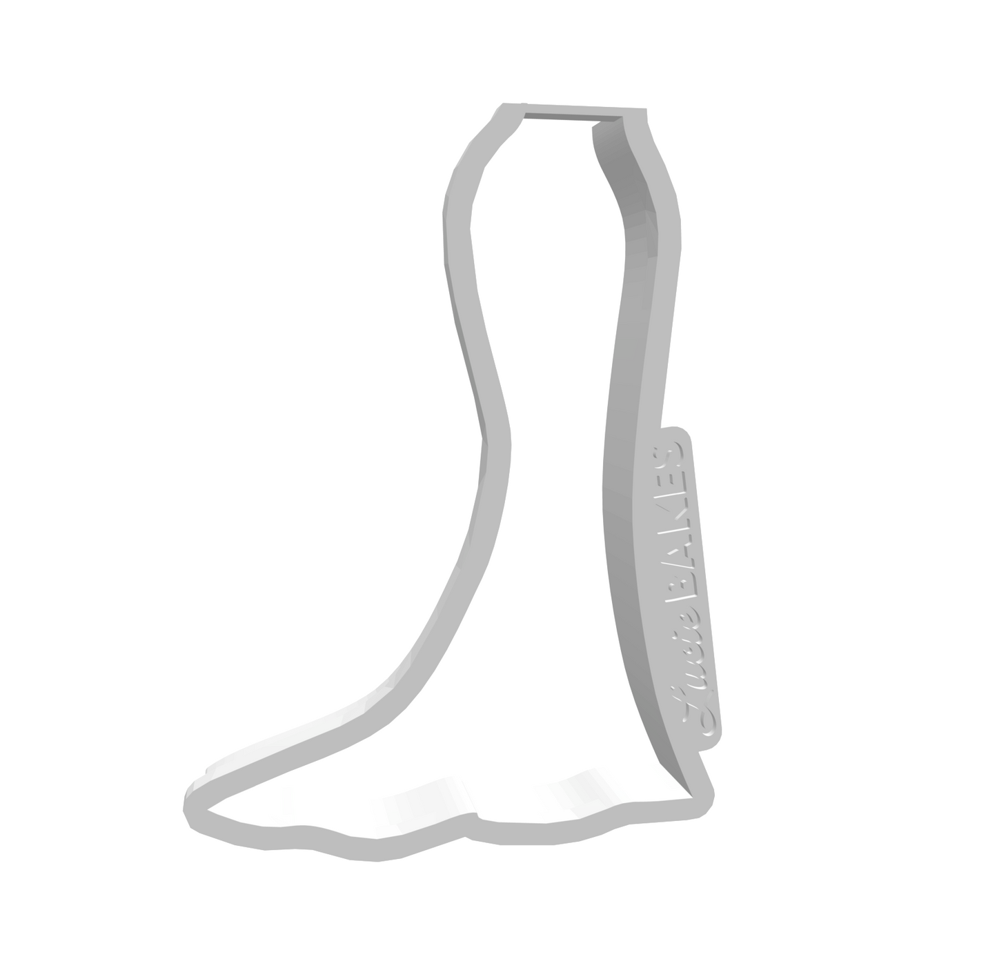 Bridal Gown Sheath Skirt Cutter -- STL FILE