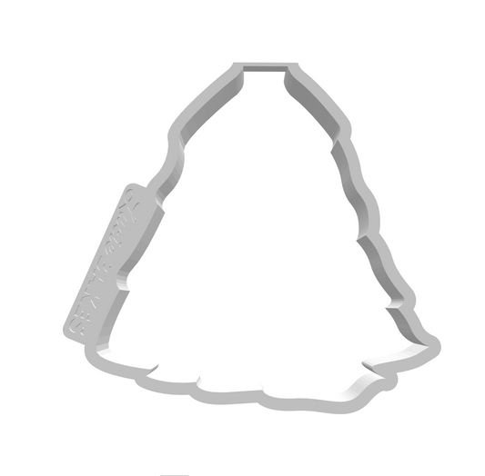 Bridal Gown Ruffled Skirt Cutter -- STL FILE